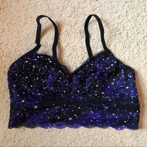 VS PINK Galaxy Print Lace Bralette